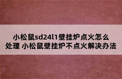 小松鼠sd24l1壁挂炉点火怎么处理 小松鼠壁挂炉不点火解决办法